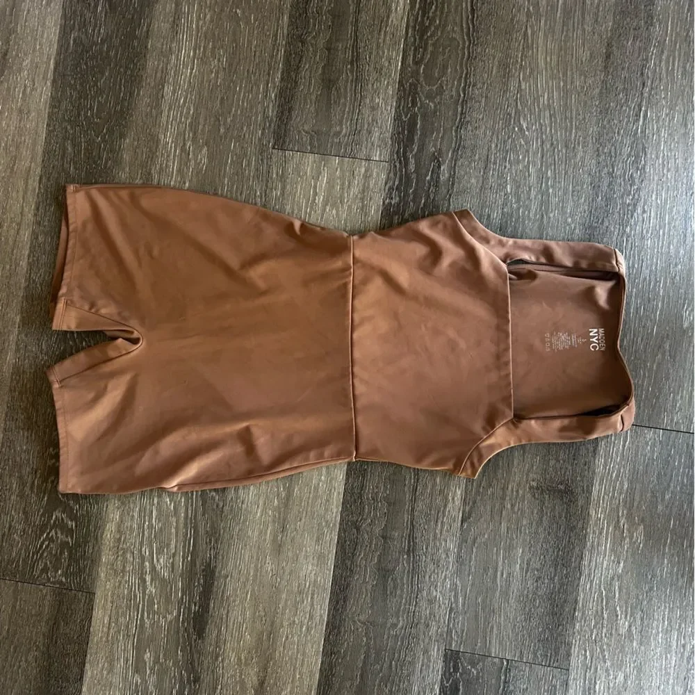 Brown one piece
